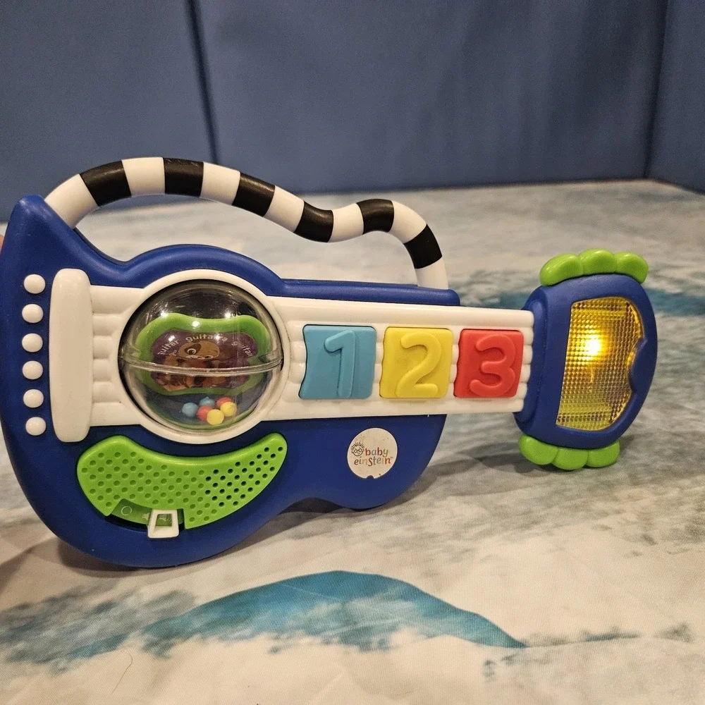 Baby Einstein Discover & Play Musical Guitar Toy Lights Sounds Learning Toy‎